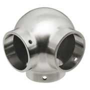 Lavi 2 Satin Solid Stainless Steel Ball Elbow 90 degree