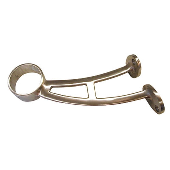 Lavi 2" Satin Solid Stainless Steel Bar Bracket