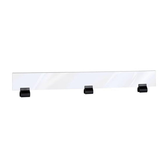 Lavi 5005953 4 x 36 in. Bilingual No Message Slat Wall Sign Topper Kit