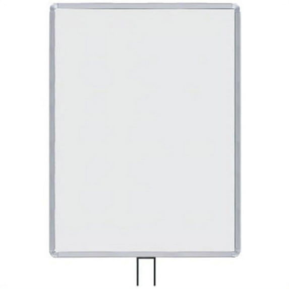 Lavi Industries 50-1136F12V-SA Vertical Fixed Mount Sign Frame, 22 x 28 In. Satin Aluminum