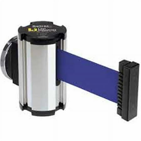 Lavi Industries 50-3010MG-CL-BL Magnetic Wall Mount Unit, 7 Ft. Retractable Belt Extension, Blue