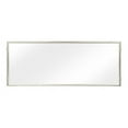thumbnail image 1 of Lavi Industries 50-HFP1004-SA-CL Hinged Frame Sign Panel And Barrier, Satin Aluminum, 1 of 1