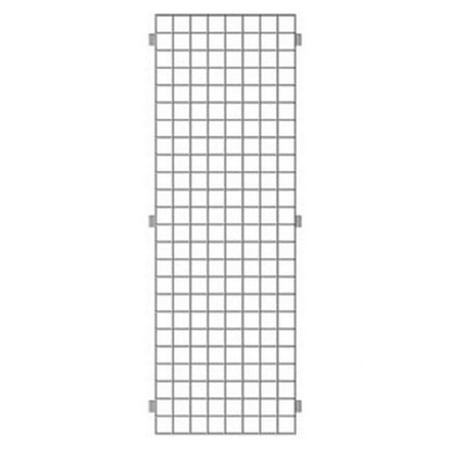 Lavi Industries 50-NX104-GB 24 x 72 In. Open Wire Grid Panel, Black