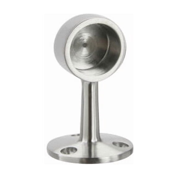 Lavi Industries Flush End Post for 1"" Tubing Satin Stainless Steel