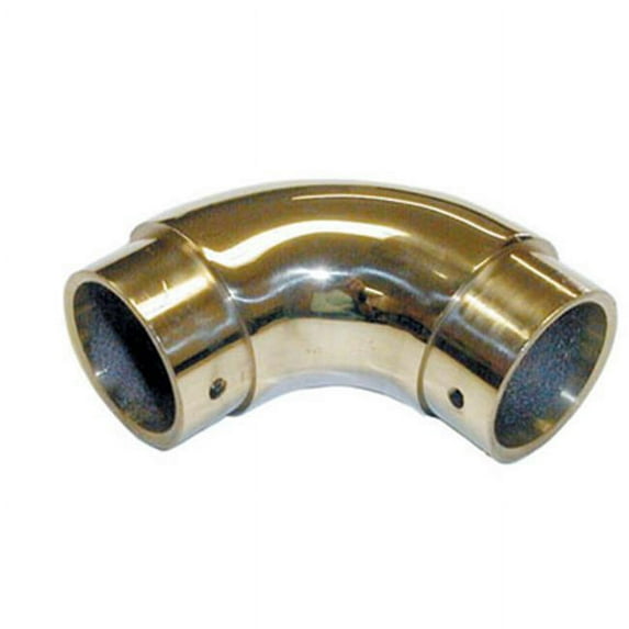 Lavi L00 731 2 2 In. Flush Elbow-90 Degrees - Polished Brass