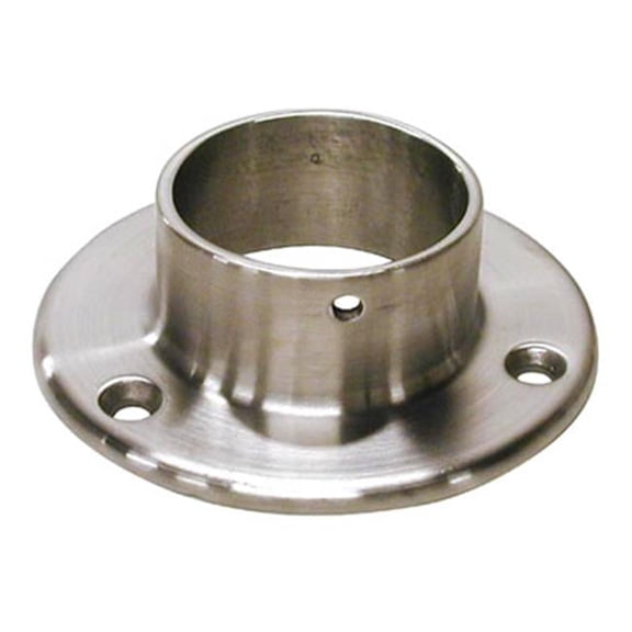 Lavi L44 530 2 2 In. Wall Flange - Satin Stainless Steel