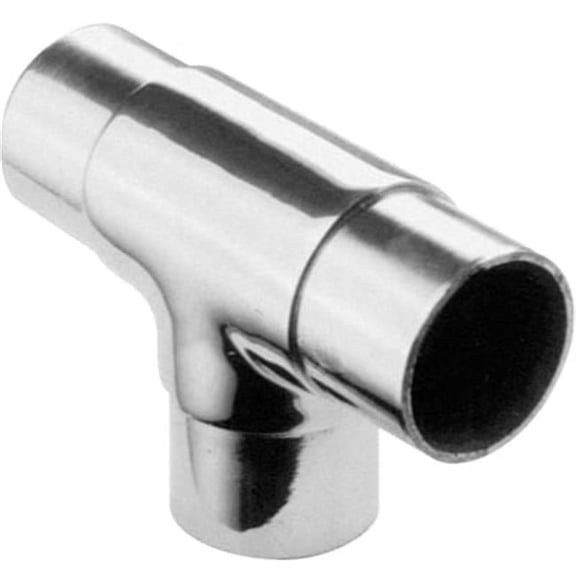 Lavi L44 734 112 1-.50 In. Flush T 90 Degrees - Satin Stainless Steel