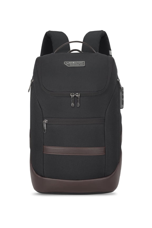 Lavie Sport 45cm Emperor Anti-Theft Premium 24 Litres Backpack with Laptop Sleeve | Business Bag for Men  Women | Durable Office Bag | Upto 15 Inch Notebook/MacBook Compatible