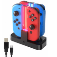 thumbnail image 1 of Lavilys Charging Dock Compatible with Nintendo Switch for Joy Con & OLED Model Controller with Lamppost LED Indication, Charger Stand Station with Charging Cable, 1 of 6