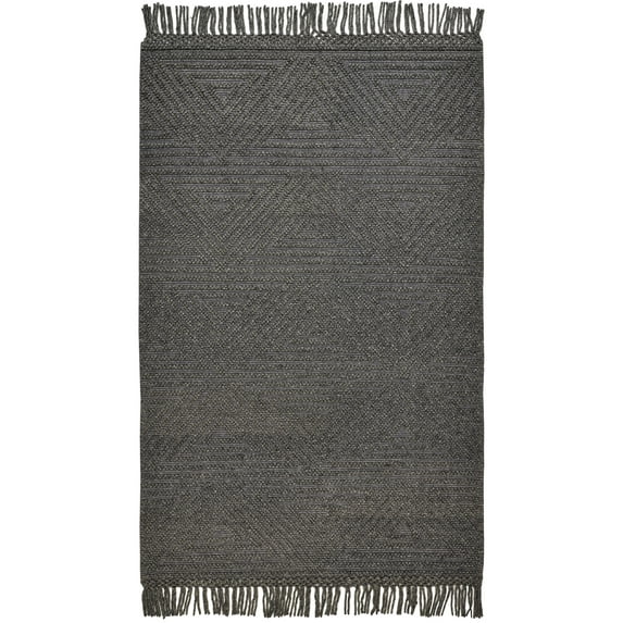 Lavinda Contemporary Moroccan Style Rug, Charcoal Gray, 5ft x 7ft - 6in Area Rug