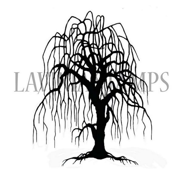 Lavinia Stamp - Weeping Willow Tree