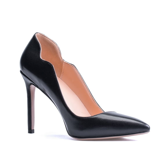 Lavinia - Women's Elegant & Sexy Pointed Toe Slip on Pumps with 4" Stiletto High Heels. Handmade to perfection. Size 6