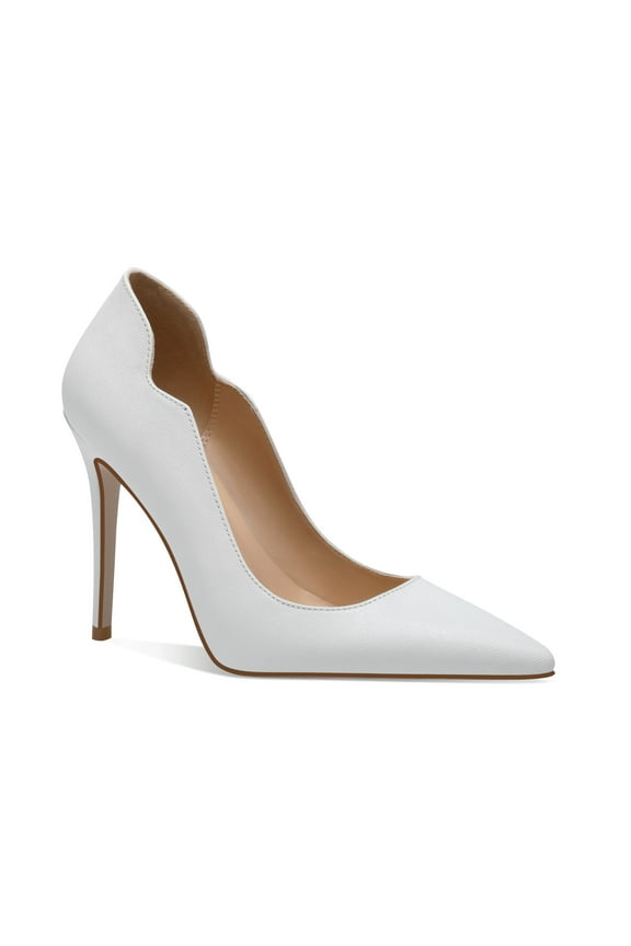 Lavinia - Women's Elegant & Sexy Pointed Toe Slip on Pumps with 4" Stiletto High Heels. Handmade to perfection. Size 6