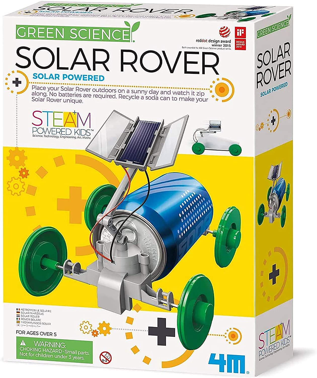 4M Green Science Solar Powered DIY Rover Kit