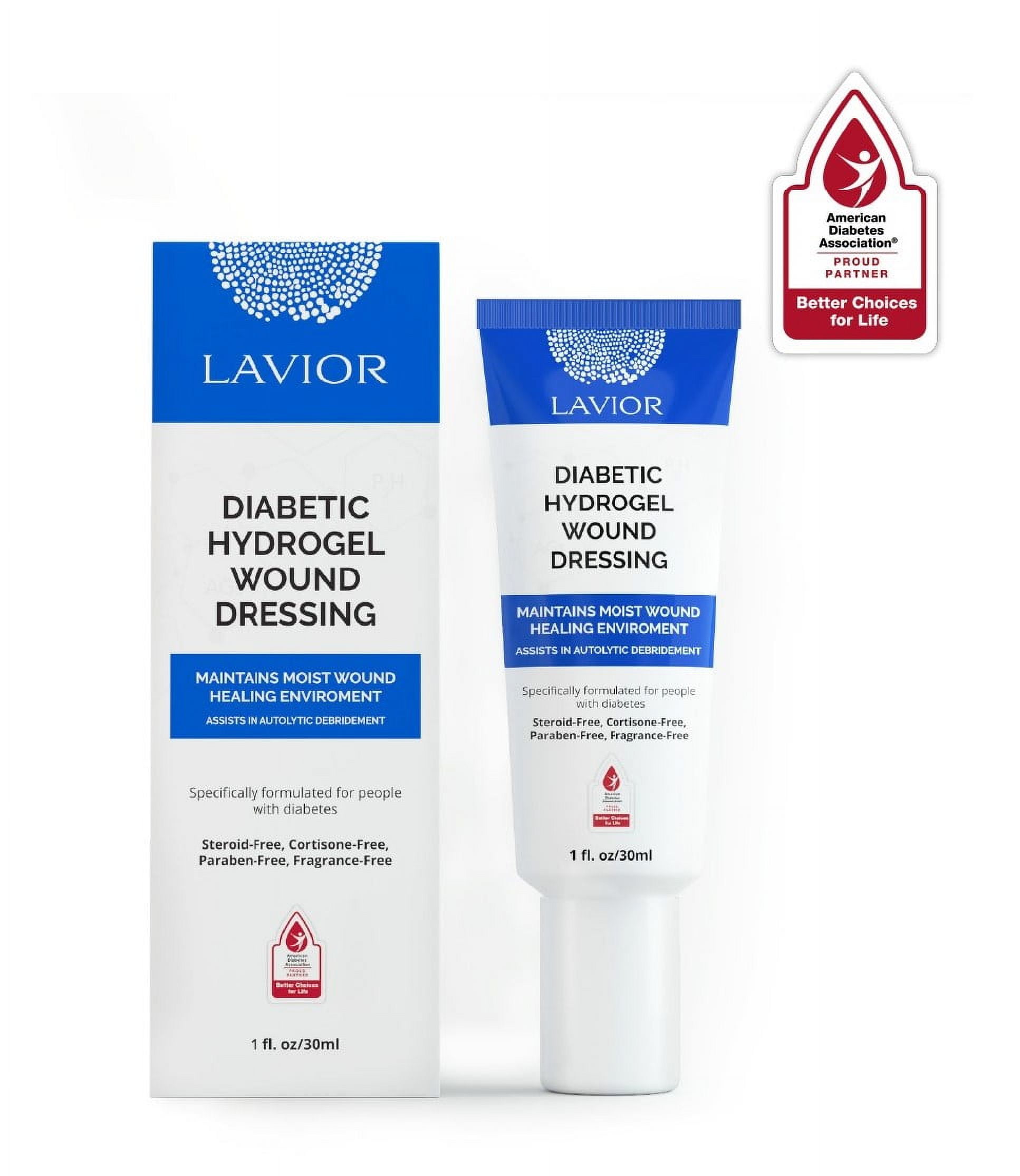 Lavior Diabetic Hydrogel Wound Dressing, Advanced Skin Healing Ointment