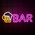 thumbnail image 1 of UPONRAY Bar Neon Signs, 14.6"*5.9" Dimmable & USB-Powered LED Neon Light, Stylish Wall Decor for Bar, Party, Restaurant, Living Room, Man Cave, 1 of 8