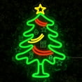 thumbnail image 1 of UPONRAY Christmas Tree Neon Signs, 15.7"*11" Dimmable & USB-Powered LED Neon Light, Stylish Wall Decor for Christmas Tree, Bed Room, Living Room, Party, Bar, 1 of 14