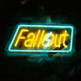 thumbnail image 1 of Y YUNHSOM Fallout Neon Sign for Wall Decor,13.7*6.7 Inch LED USB Powered Dimmable Neon Light Sign for Man Cave Home Bar Wall Party Decor, 1 of 7