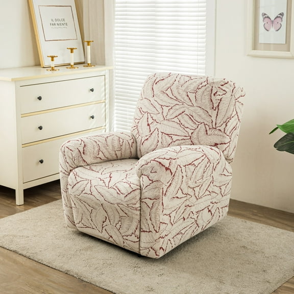 Lavish Cover Premium Waterproof Non-Slip Recliner Chair Cover, Washable Furniture Protectors for Kids, Pets(Maroon)