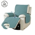 thumbnail image 1 of Y YUNHSOM Recliner Chair Covers with Nonslip Waterproof Layer - Machine Washable Furniture Protectors for Pet-Friendly Homes(23 In, Water Blue), 1 of 11