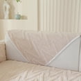 thumbnail image 1 of Lavish Cover Strech Sofa Backrest Cover, Non-Slip Couch Backrest Slipcovers, Machine Washable Furniture Protector for Kids Pets, 1 Pack, Beige, 1 of 9