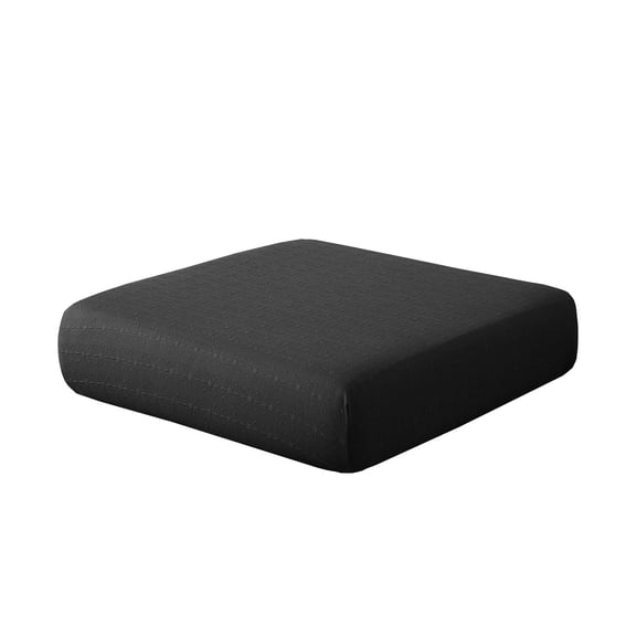 Y YUNHSOM Stretch Individual Couch Cover Washable Sofa Covers Dirt Resistant Cushion Cover, Furniture Protector Slipcover (Black,1 Seat)