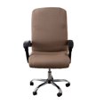 thumbnail image 1 of Y YUNHSOM Stretch Office Computer Chair Seat Covers, Removable Washable Anti-dust Desk Chair Seat Cushion Protectors(Brown), 1 of 7