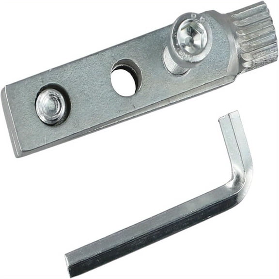 Lavish Cover Triangle Valve Broken Wire Extractor, Chrome-Plated Steel Adjustable Screw Remover with Hex Wrench, for Pipe & Fitting Repairs