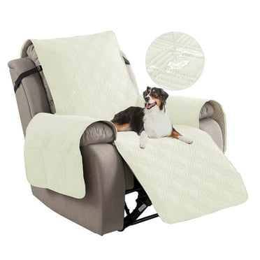 Y YUNHSOM Waterproof Stretch Recliner Chair Covers, Stable Washable Slipcovers Chair Protectors for Home, Kitchen, Office (Beige,23IN)
