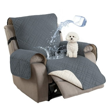 Y YUNHSOM Waterproof Stretch Recliner Chair Covers, Stable Washable Slipcovers Chair Protectors for Home, Kitchen, Office (Gray Blue,23 In)