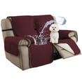 thumbnail image 1 of Y YUNHSOM Waterproof Stretch Recliner Chair Covers, Stable Washable Slipcovers Chair Protectors for Home, Kitchen, Office (Red,23 In), 1 of 7