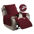 thumbnail image 1 of Y YUNHSOM Waterproof Stretch Recliner Chair Covers, Stable Washable Slipcovers Chair Protectors for Home, Kitchen, Office (Red,23IN), 1 of 8