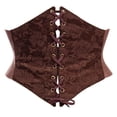 thumbnail image 1 of Lavish Dark Brown Lace Corset Belt Cincher, 1 of 2