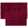 thumbnail image 1 of Lavish Home 100% Cotton 2-Piece Reversible Rug Set, 1 of 2