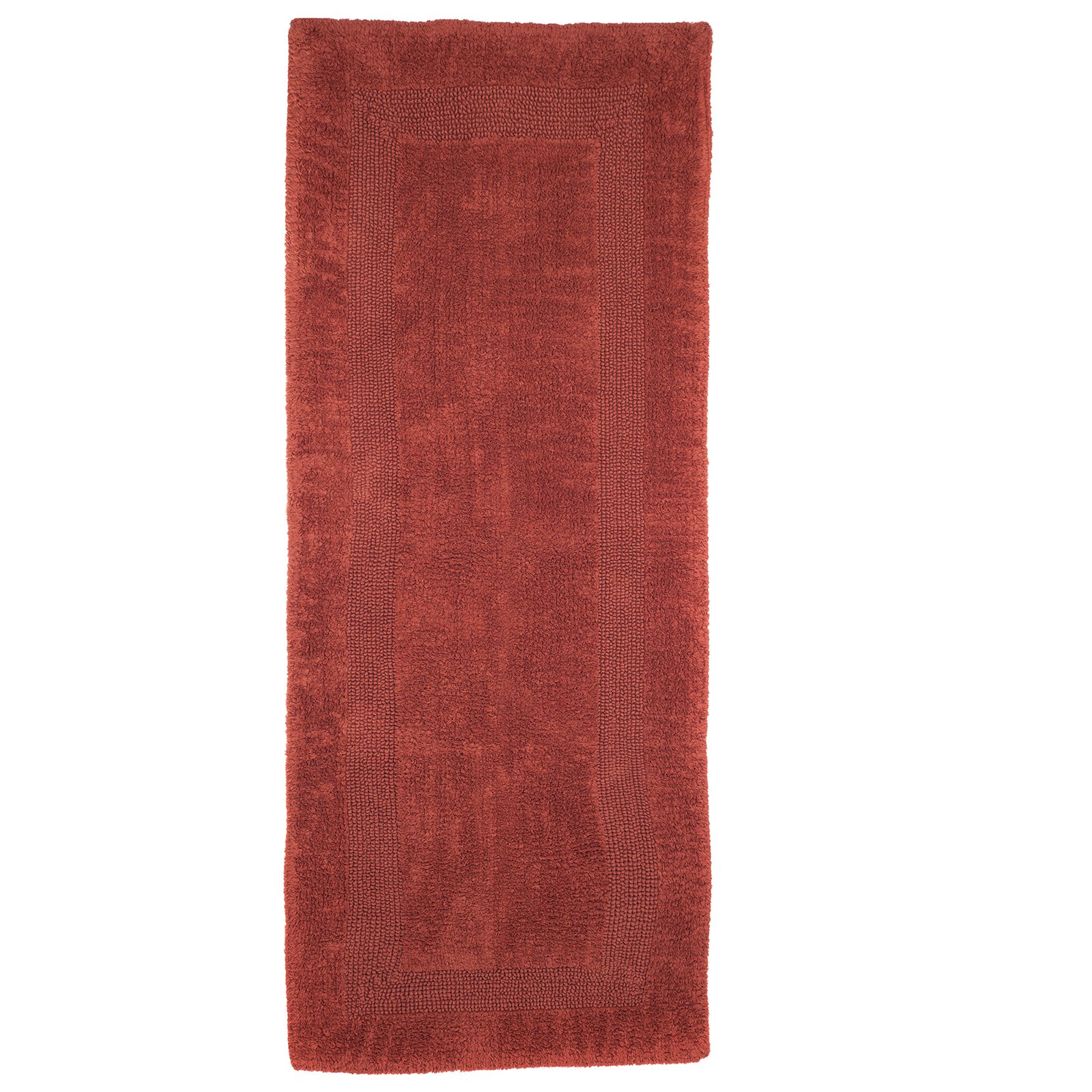 Lavish Home 100 Cotton Reversible Long Bath Rug