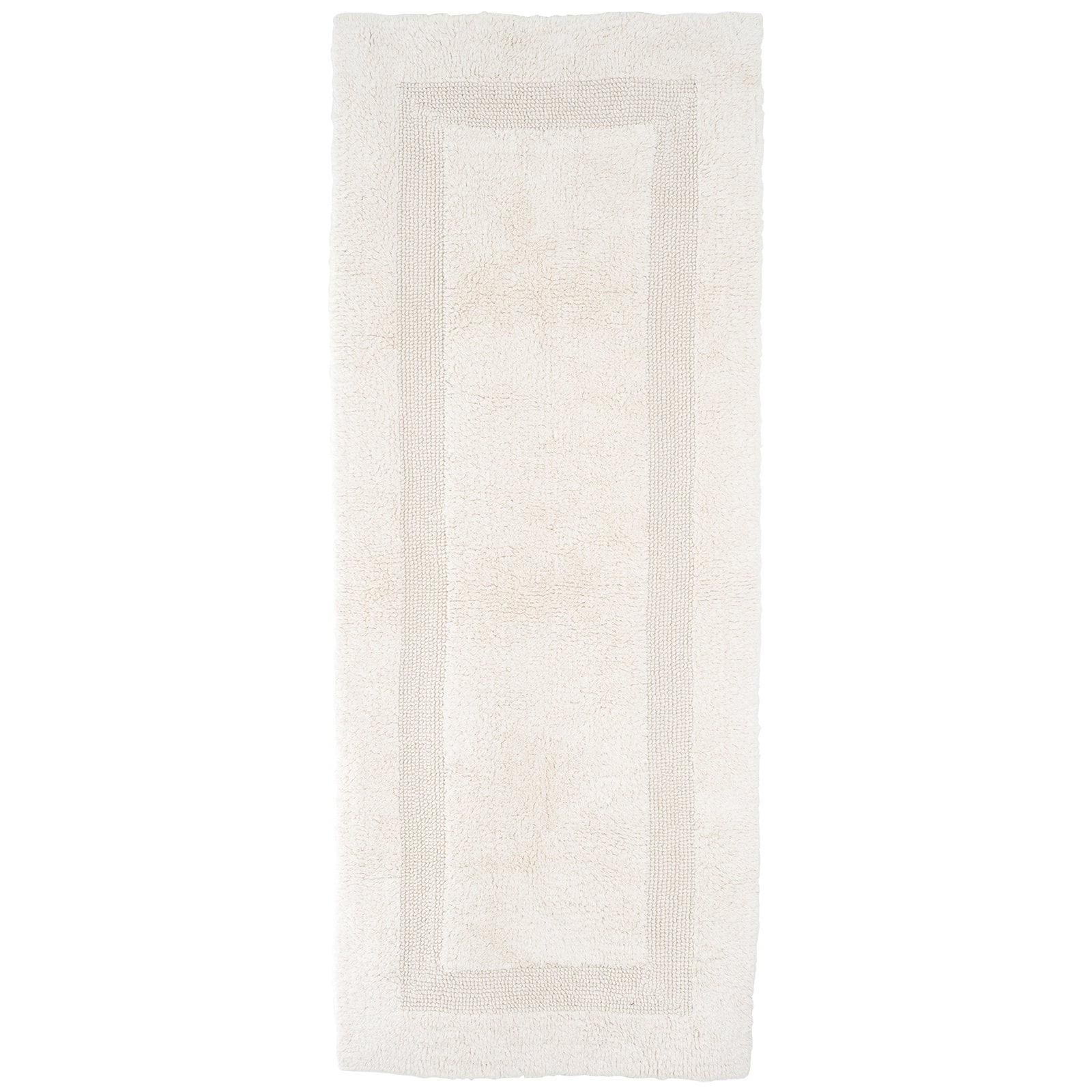 Lavish Home 100 Cotton Reversible Long Bath Rug