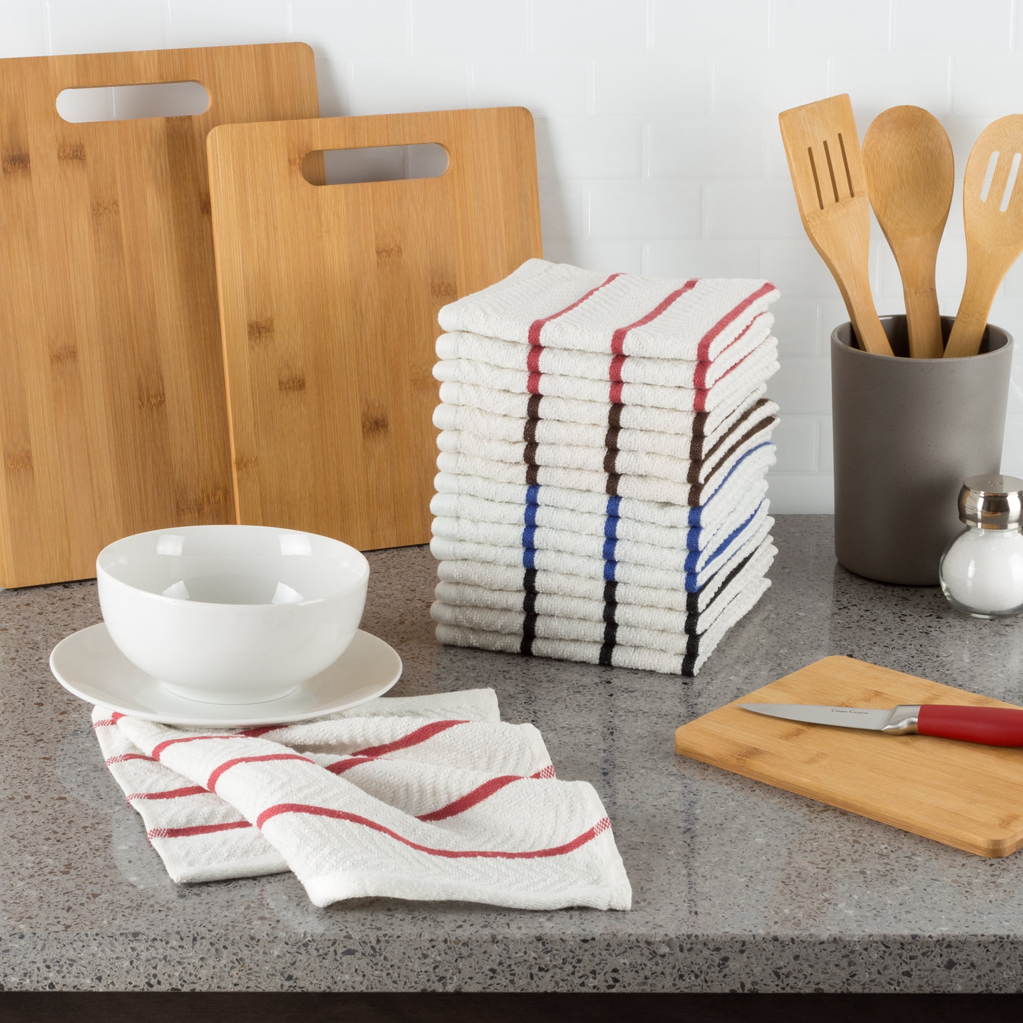 Scotch-Brite Microfiber Solid Any Occasion Kitchen Towel in the Kitchen  Towels department at