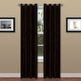 thumbnail image 1 of Lavish Home 2-Panel Wavy Curtain Set with Grommets, 56 by 84-Inch, Black, 1 of 1