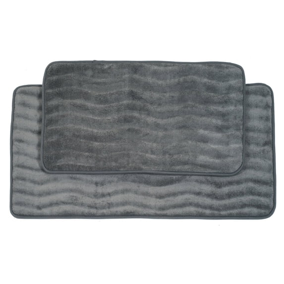 Windsor Home Soft Memory Foam Bath Mat 2-piece Set