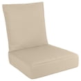 thumbnail image 1 of Lavish Home 24x24 Outdoor Patio Chair Cushion with Sun and Water-Resistant Removable Cover (Beige), 1 of 14