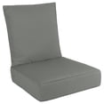 thumbnail image 1 of Lavish Home 24x24 Outdoor Patio Chair Cushion with Sun and Water-Resistant Removable Cover (Gray), 1 of 15