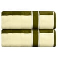 thumbnail image 1 of Lavish Home 2PC Cotton Towel Set - 35x70in Extra Large Bath Towels (Green), 1 of 6