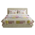 thumbnail image 1 of Lavish Home 3-Piece Savannah Floral Patchwork Quilt Set with Shams, King, 1 of 6