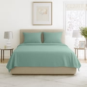Lavish Home 4-Piece Microfiber Queen Sheet Set, Sage Green
