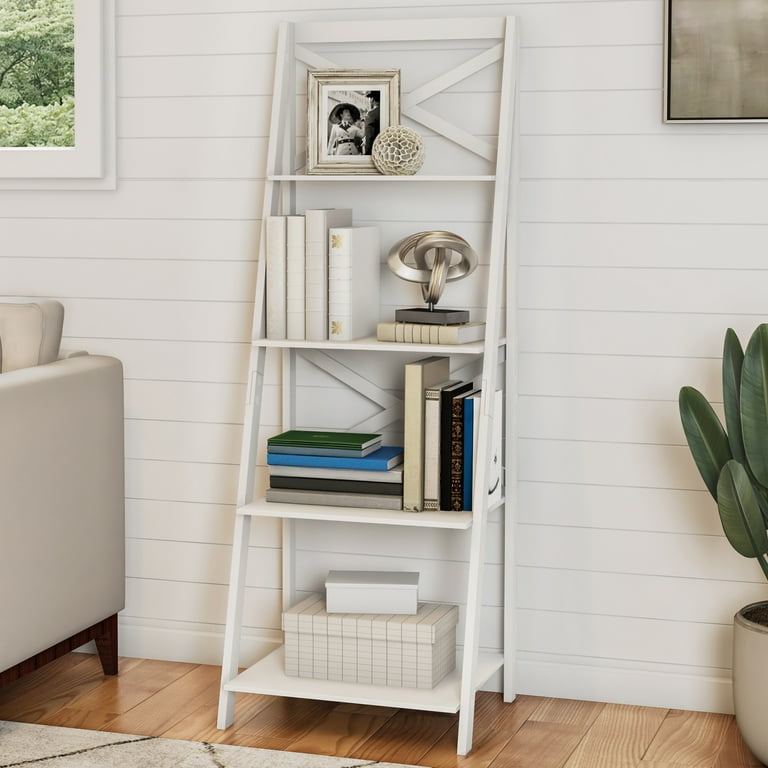 White four tier bookcase online
