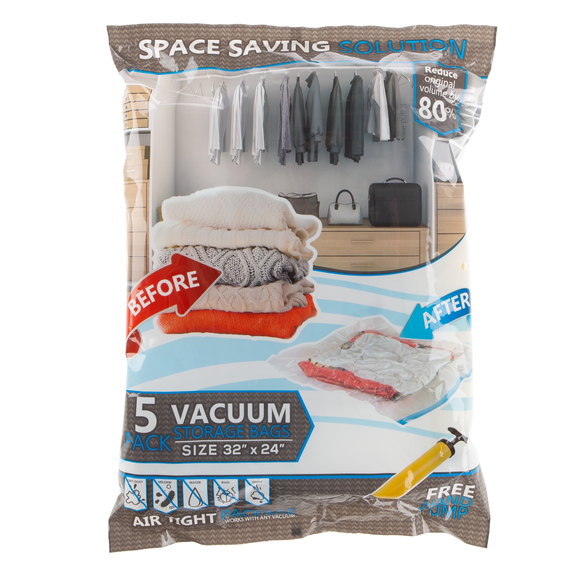 Vacuum Storage Bags-Space Saving Air Tight Compression-Shrink Do