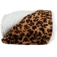 thumbnail image 1 of Lavish Home 50x60-Inch Machine-Washable Fleece Adult Blanket (Leopard), 1 of 6