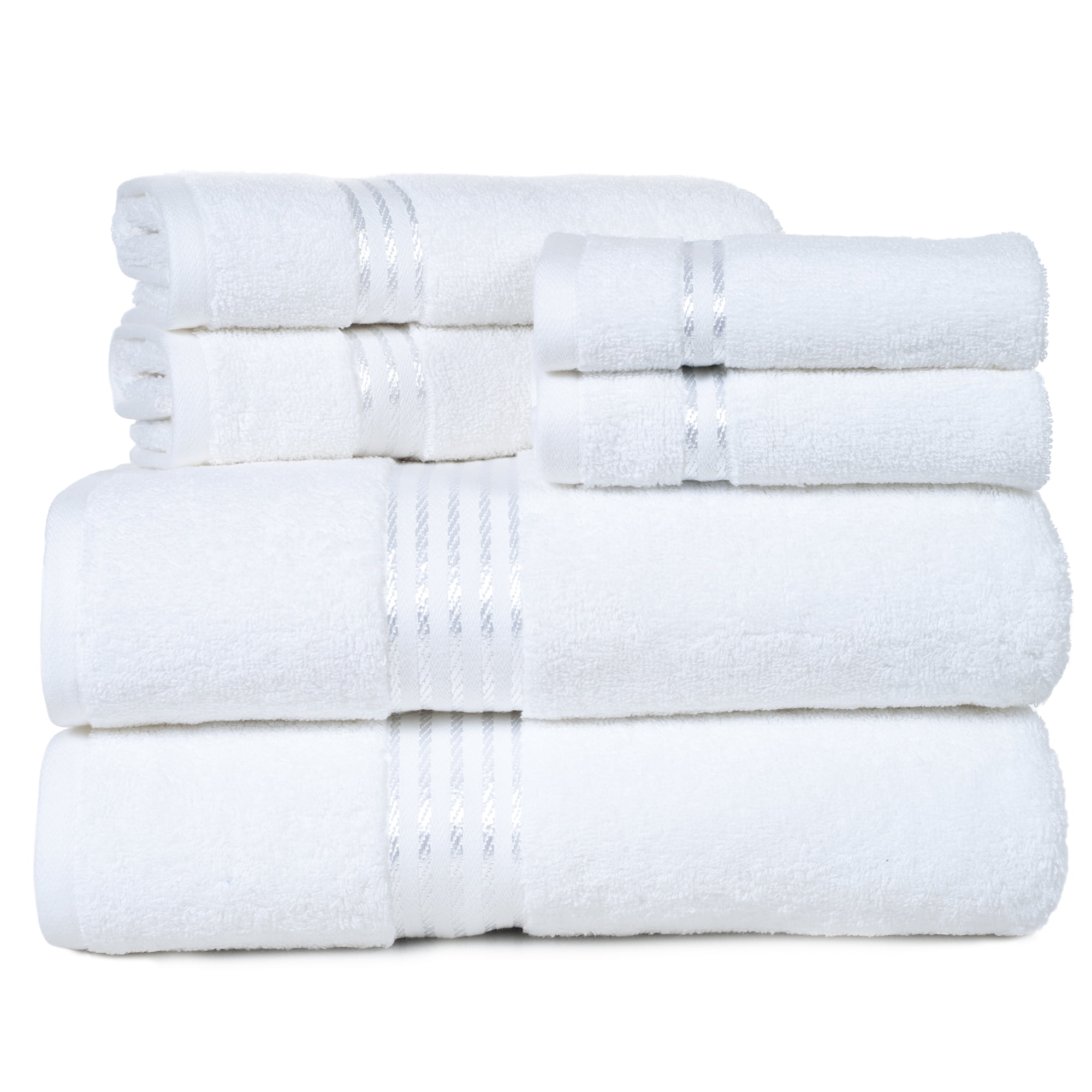 Luxurious Cotton 600 GSM Bathroom Towel Set of 6 by Ample Decor - On Sale -  Bed Bath & Beyond - 22119901