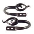 thumbnail image 1 of Lavish Home 63-19509A-BR Flame Holdback Pair - Rubbed Bronze, 1 of 2