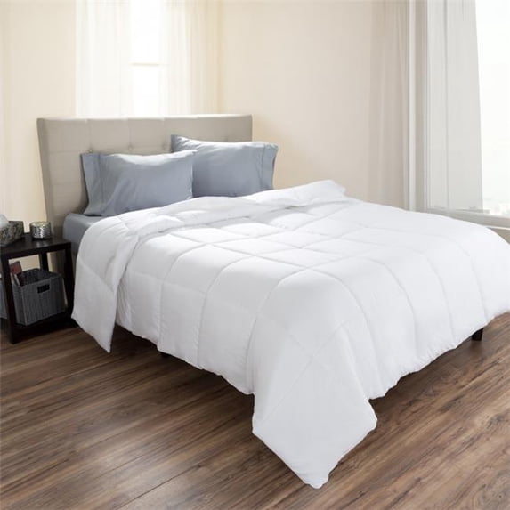 Lavish Home 64-10-K 86 x 102 in. King Size Goose Down Alternative Comforter, White